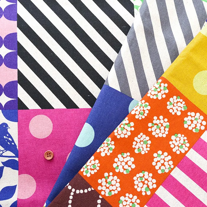 C/Lキャンバスプリント生地　echino　piece