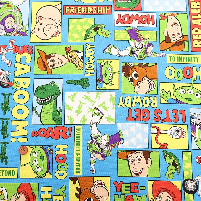 コットンオックスプリント生地　トイ・ストーリー