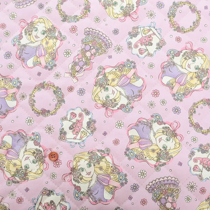 コットンオックスプリントキルト生地　ラプンツェル