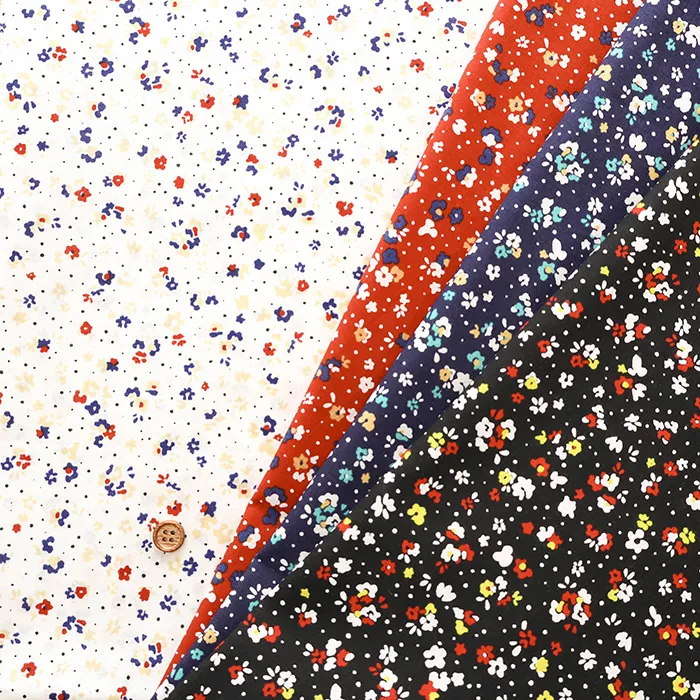 コットン60ローンプリント生地　Flownny　小花