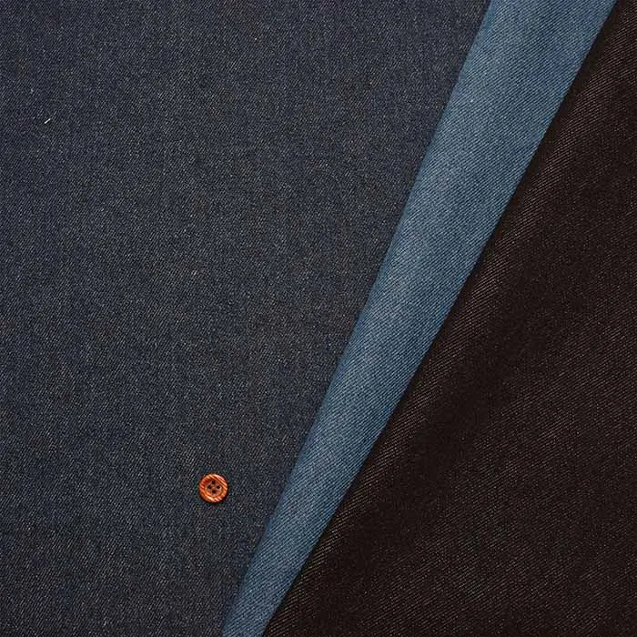 中国製　コットン10オンスデニム生地　無地(1-036-1000)