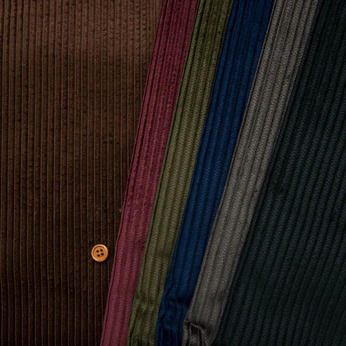 コットン6Wコール天生地　無地