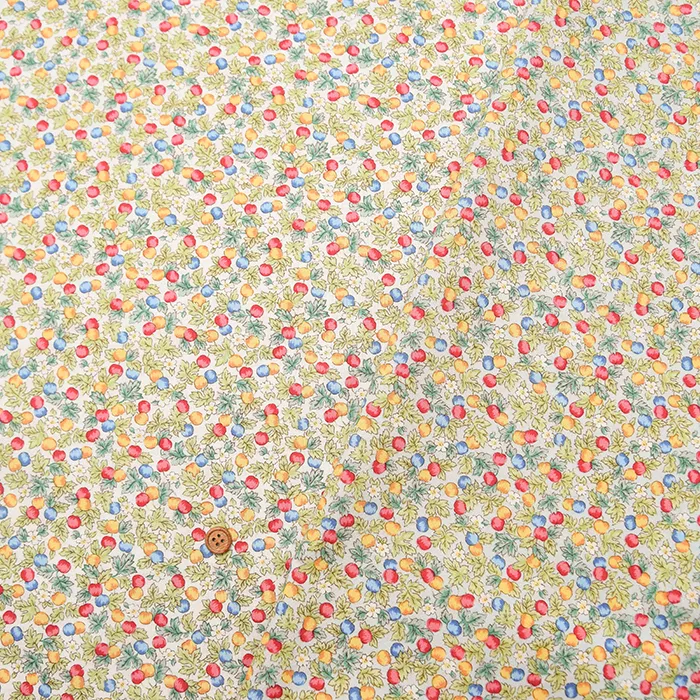 コットンスケアプリント生地　実