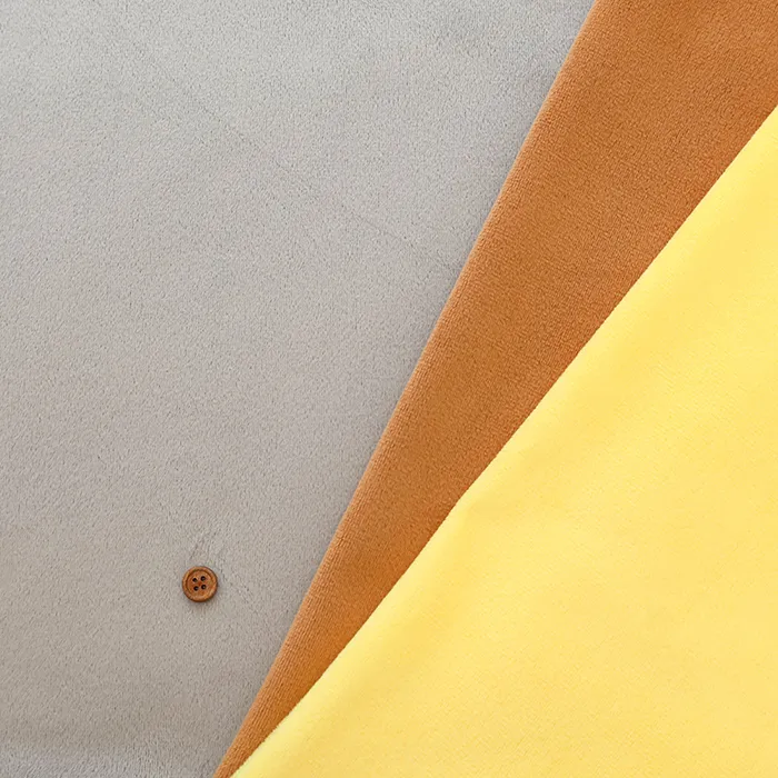 中国製　ポリエステルクリスタルパイル生地　無地