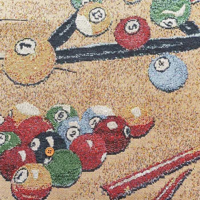 中国製　ポリエステルゴブラン生地　ビリヤード