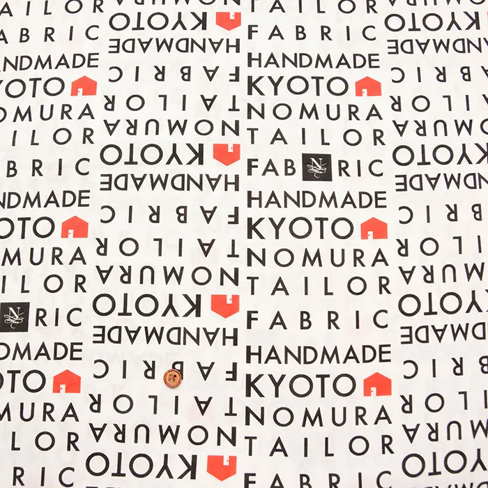 コットンシーチングインクジェットプリント　Welcome to nomuratailor