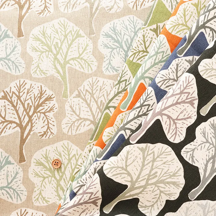 C/Lキャンバスプリント生地　北欧の森