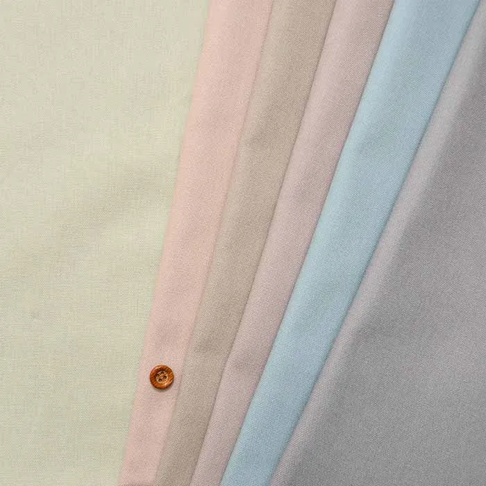 コットンオックス生地　ニュアンスカラー無地