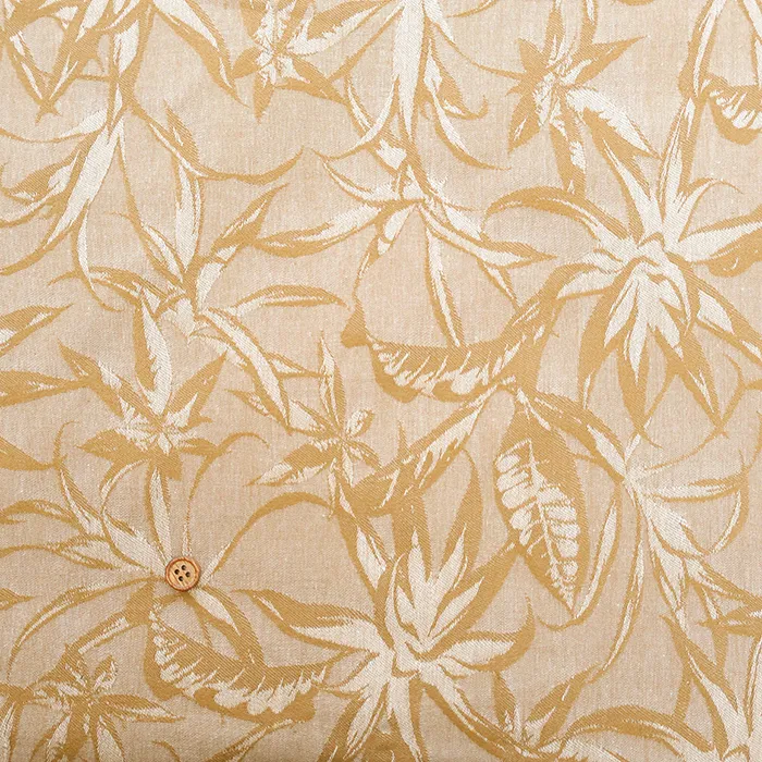 コットン先染ジャガード生地　ボタニカル