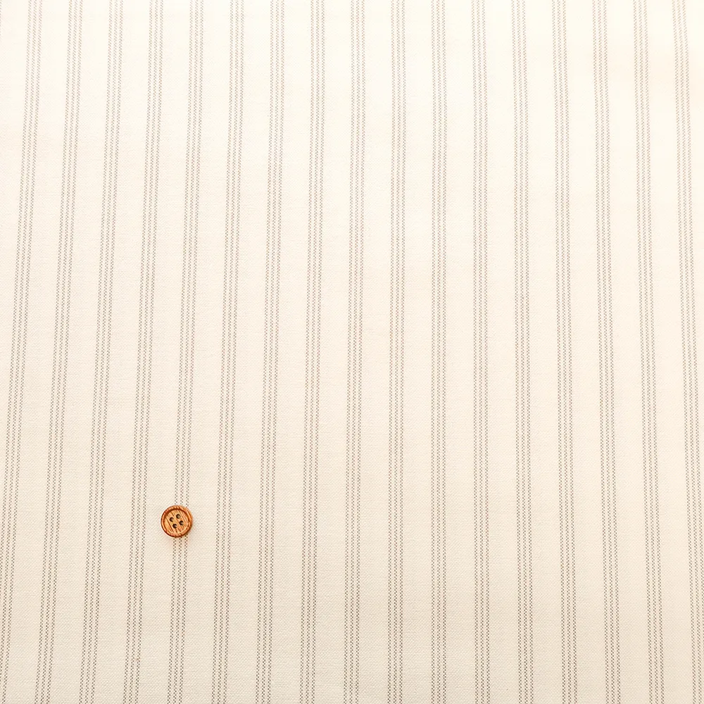 コットン先染ストライプ生地