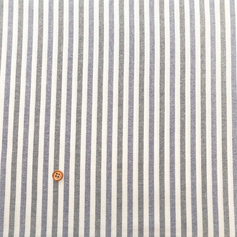 コットン先染ストライプ生地