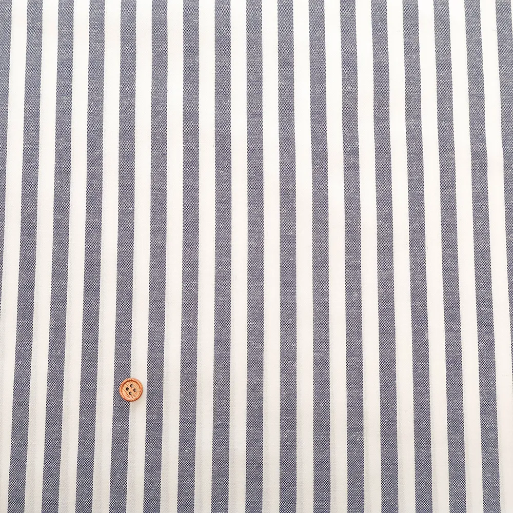 コットン先染ストライプ生地