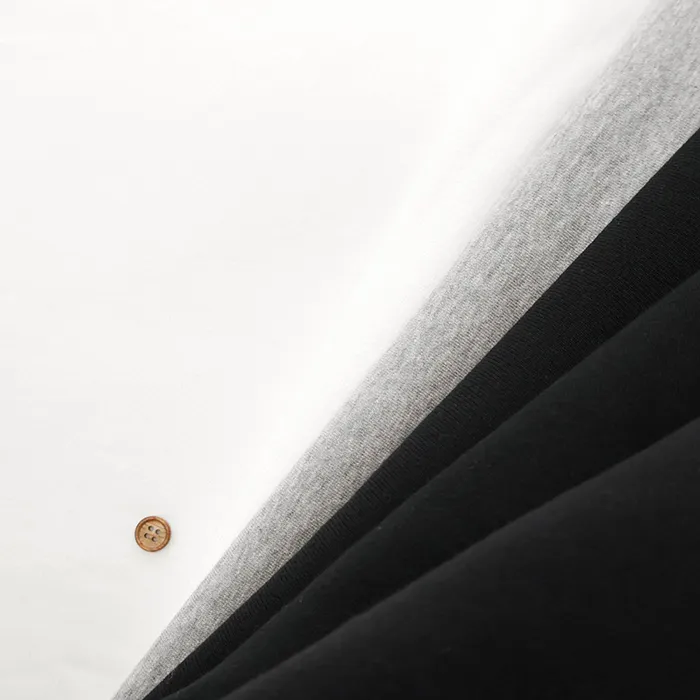 コットン裏毛ニット生地　無地