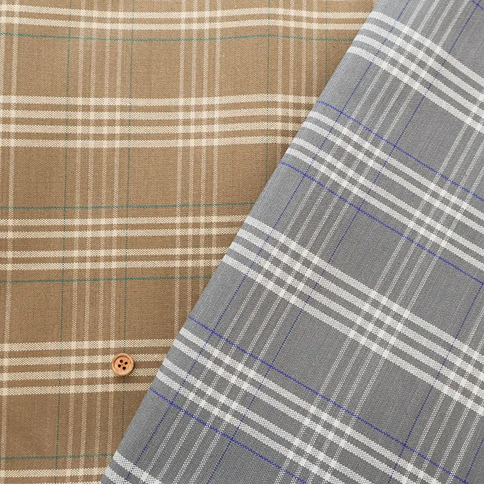 11号帆布　先染チェック生地