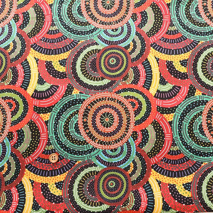 USAコットンシーチングプリント生地　women's body dreaming