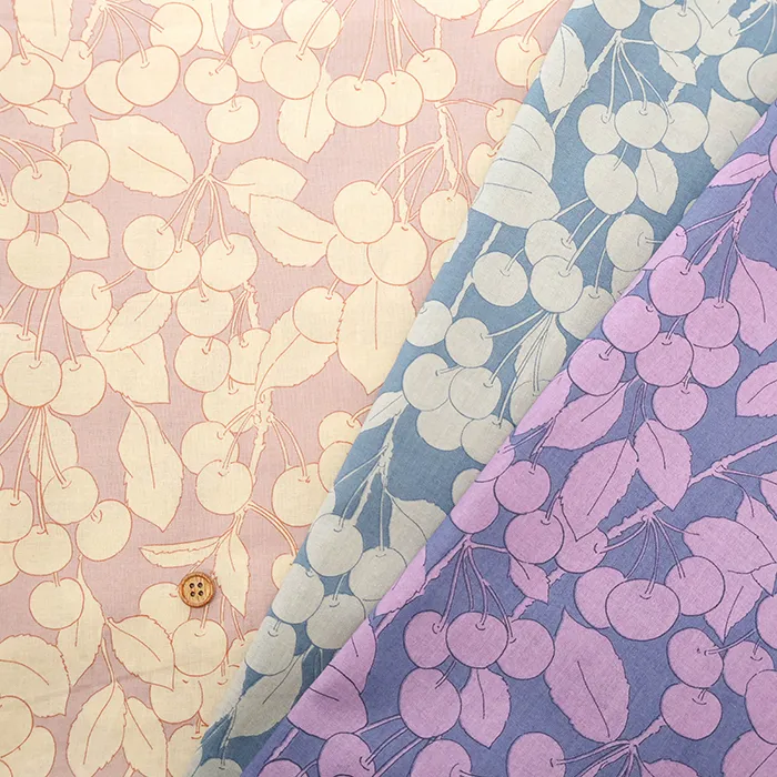 コットン60ローンプリント生地　フラワー