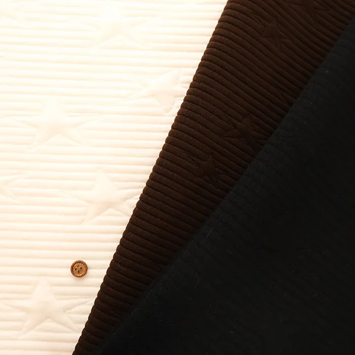 ジャガードニット生地　スター