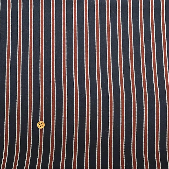 コットンレジメンタルストライプ生地