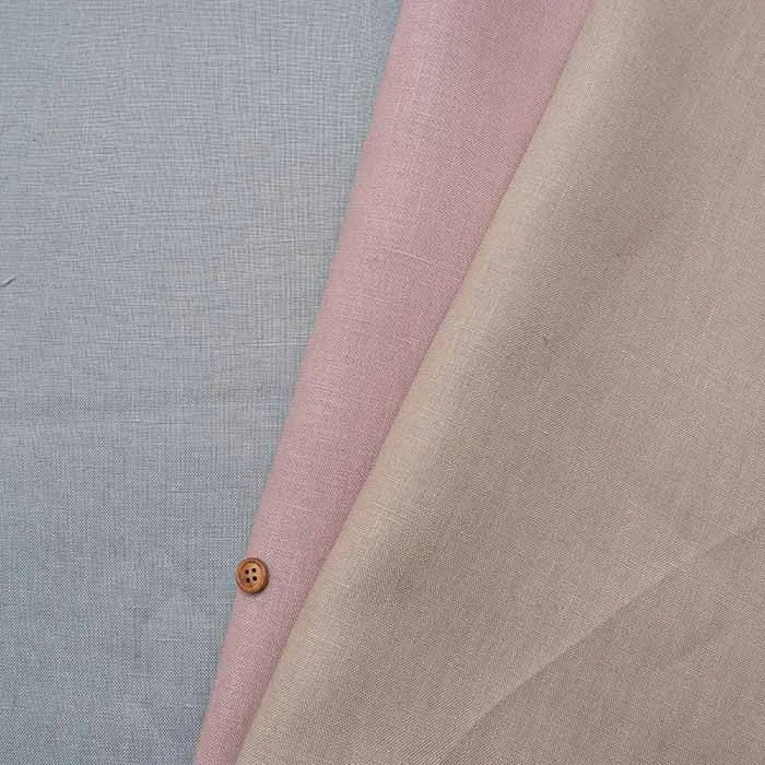 麻キャンバス生地　無地