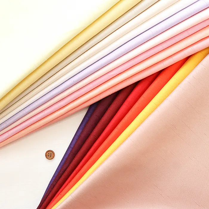 バックサテンシャンタン　無地　＜暖色＞