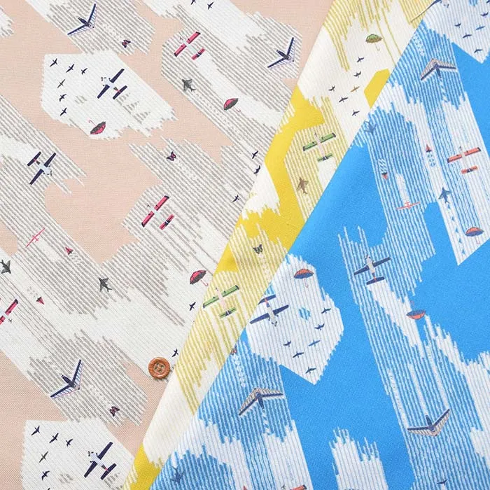 LIBERTY2022 S/S  11号帆布プリント生地　Yuri Himuro Sky