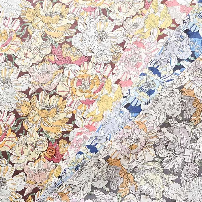 LIBERTY　リバティ　コットンタナローンプリント生地　Blackburn