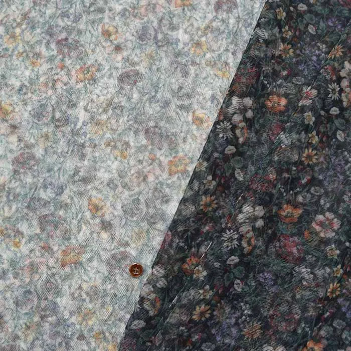 Liberty Fabrics 2023S/S Recycled Polyester Tulle  Rachel Meadow