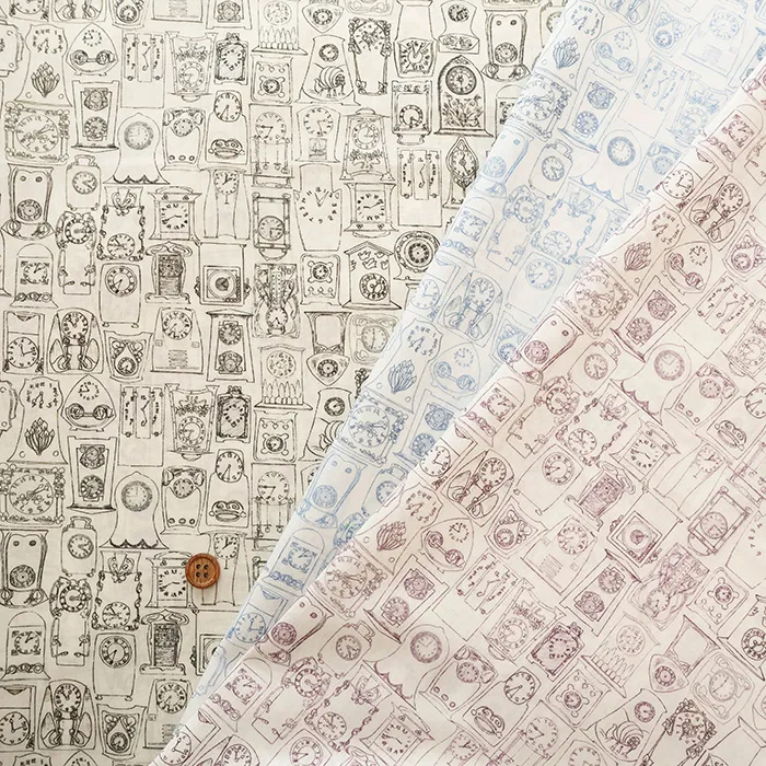 イタリア製　Liberty Fabrics 2025A/W TANA LAWN Tick Tock