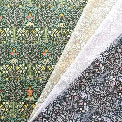 イタリア製　Liberty Fabrics 2026S/S Ceramic Bloom　Hanley Forest