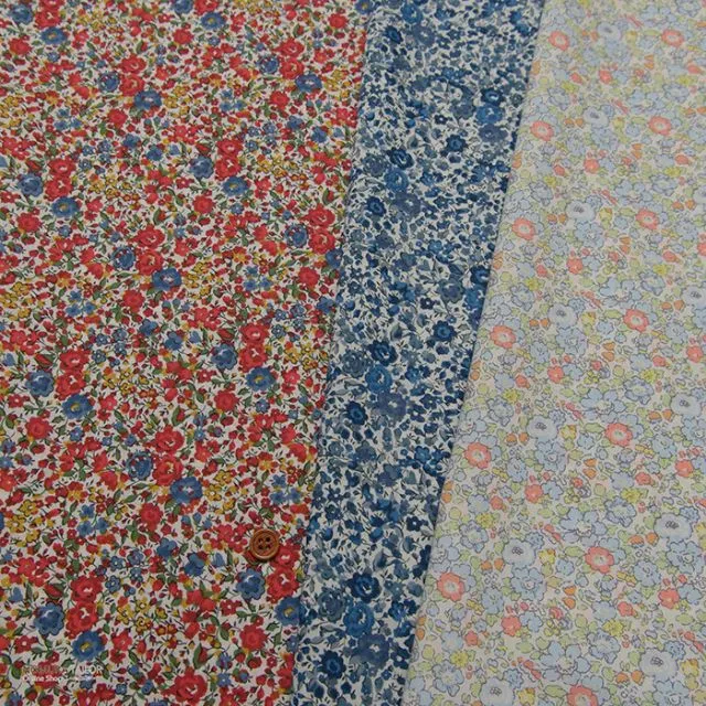 コットンローンプリント"LIBERTY JAPAN"Emma and Gebrgina