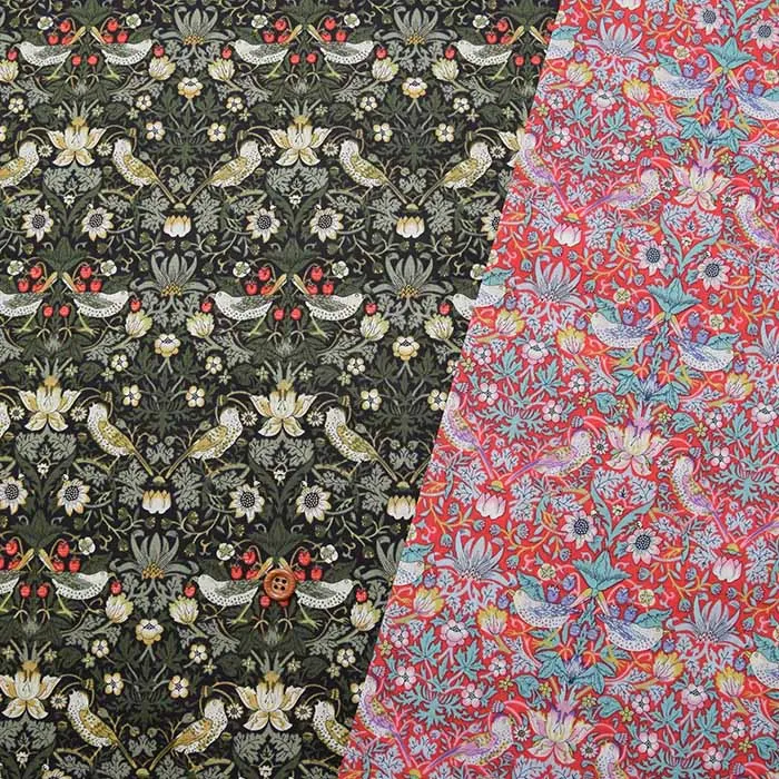 LIBERTY2022エターナルコレクションコットンタナローンプリント生地　StrawberryThief