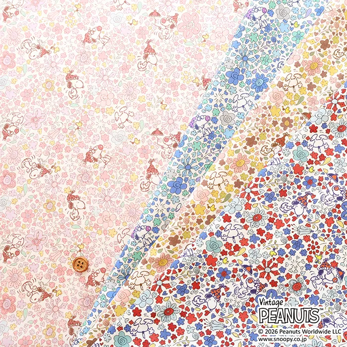 Liberty Fabrics 2026S/S PEANUTS(TM)Collection Vol.3 Floral Delight