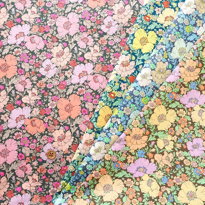 Liberty Fabrics 2025A/W Neon Splash Meadow Song Neon