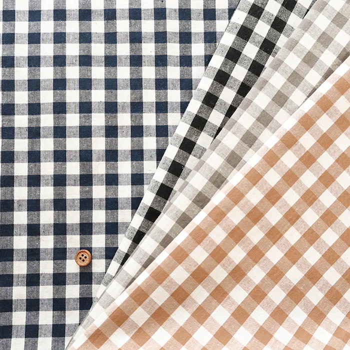 C/Lウォッシュドウェザー生地　ギンガム(中)