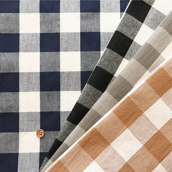 C/Lウォッシュドウェザー生地　ギンガム(大)