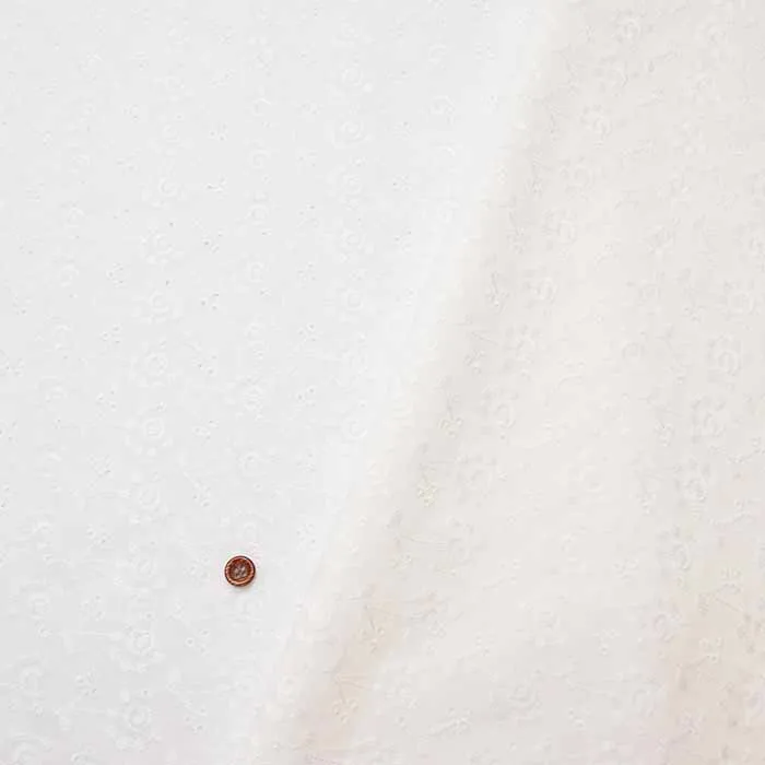 コットン60ローンレース生地