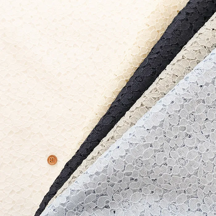 ポリエステルラッセルレース生地