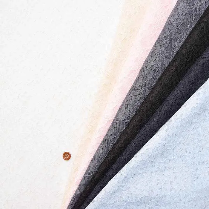 ポリエステルラッセルレース生地