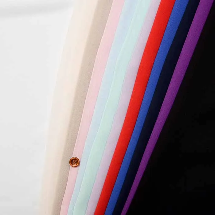 シフォンジョーゼット生地　無地