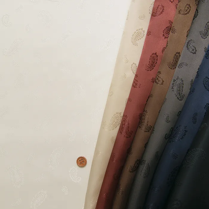 ジャガード裏地　ペイズリー