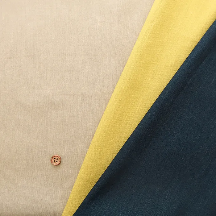 リネンレーヨンストレッチ生地　無地