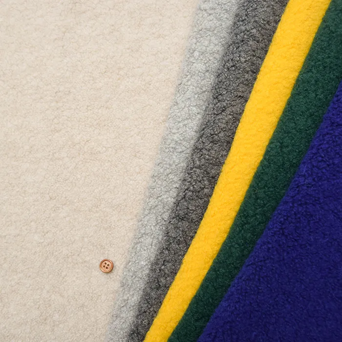 尾州産　アンゴラパイル生地　無地