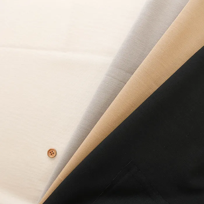 ダウンファブリックニット生地　無地