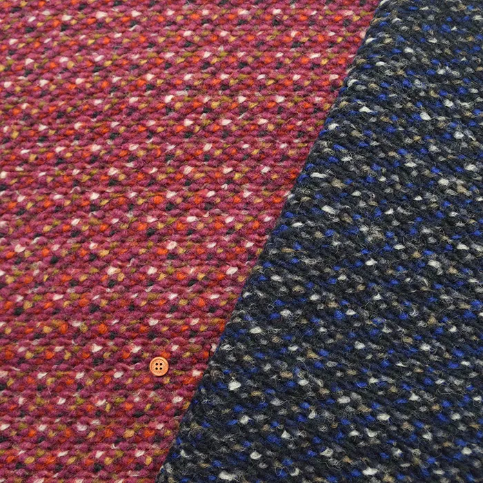 イタリア製　スライバージャガード生地