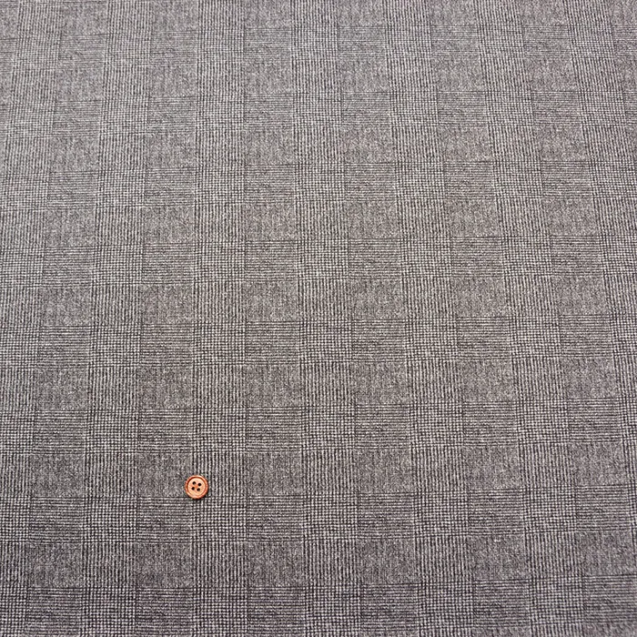 イタリア製　グレンチェックストレッチ生地