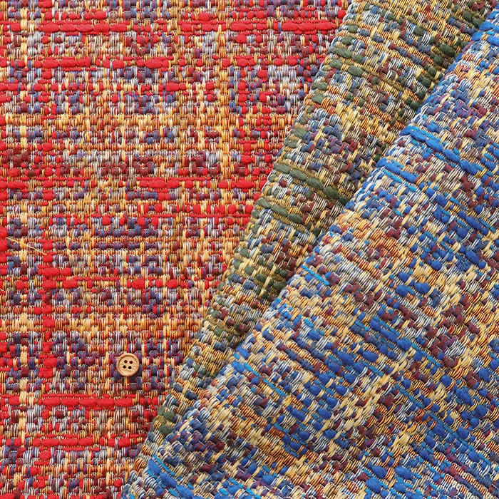 イタリア製　QUORUM　ツィード風ジャガード生地