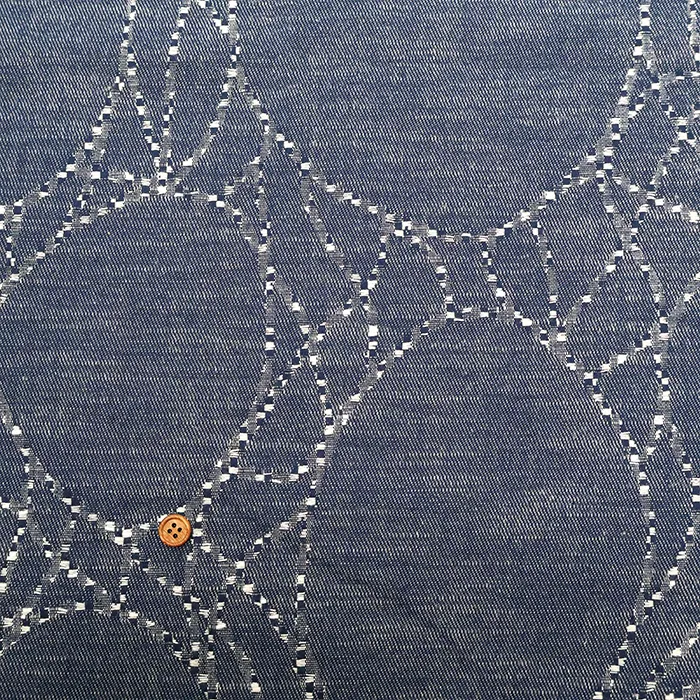 イタリア製　QUORUM　コットンジャガード生地　水面