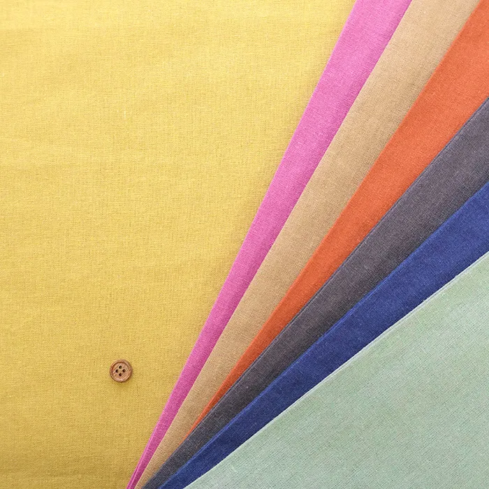 C/Lハーフリネンソフトタッチキャンバス生地　無地