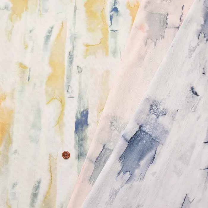 シアートリプルメッシュプリント生地　アート