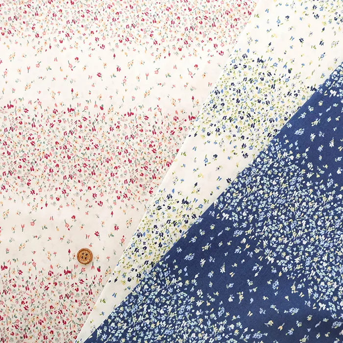 コットン80/240本生地　プチフラワー
